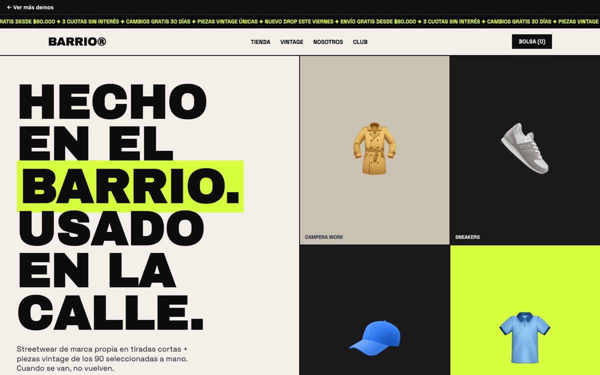 Captura del proyecto BARRIO®
